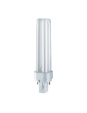 Bombilla bajo consumo g24d-2 2-pins 18 w 1200 lm pl-c 6500 k luz fria 150 x 35 mm