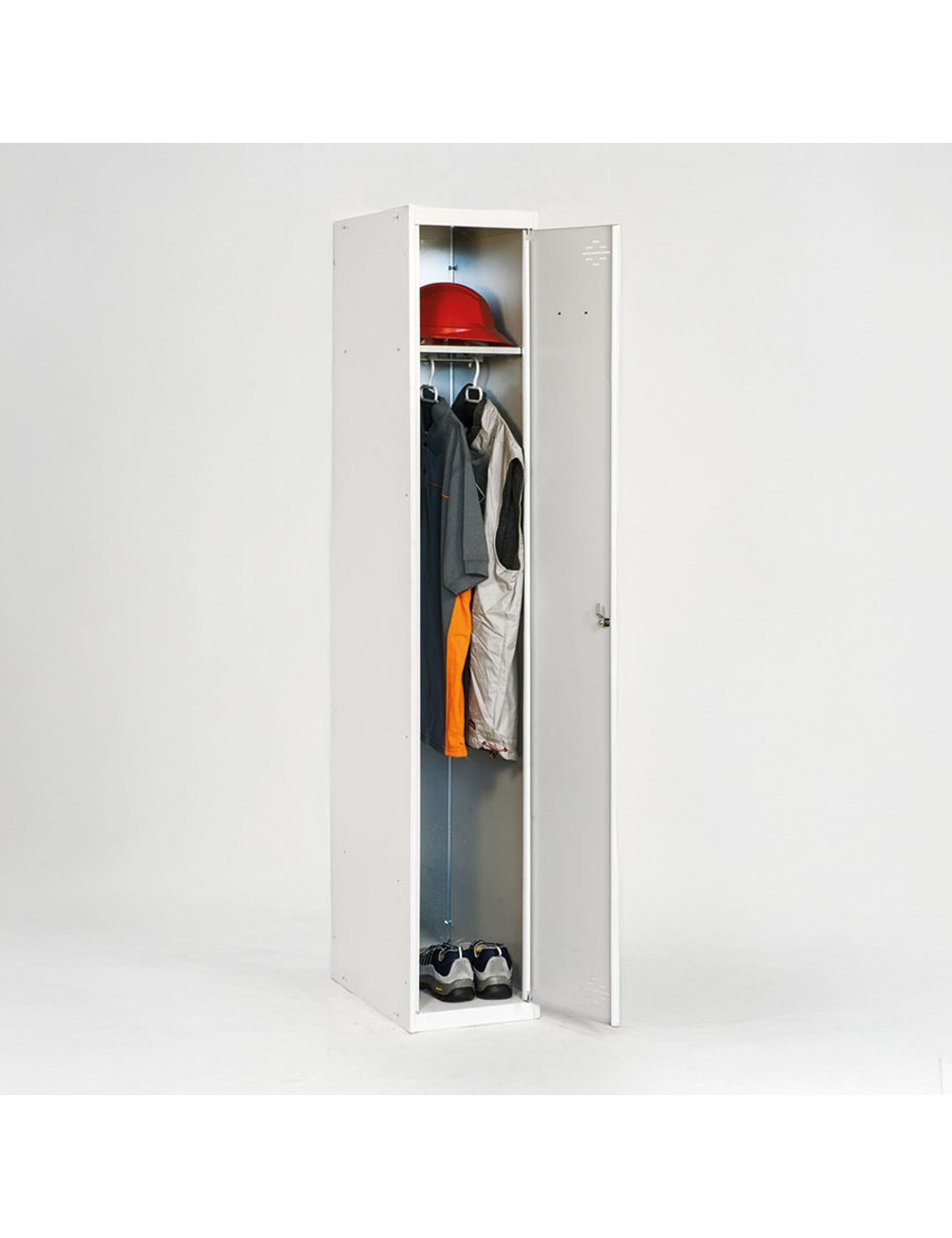 Taquilla desmontada 1 puerta ancho 30 x 50 x 180 cm