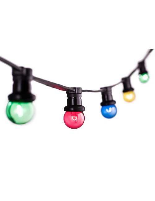 Guirnalda 40 portalámparas 2000 w 50-60 hz 220-240 v e27 ip44 20 m