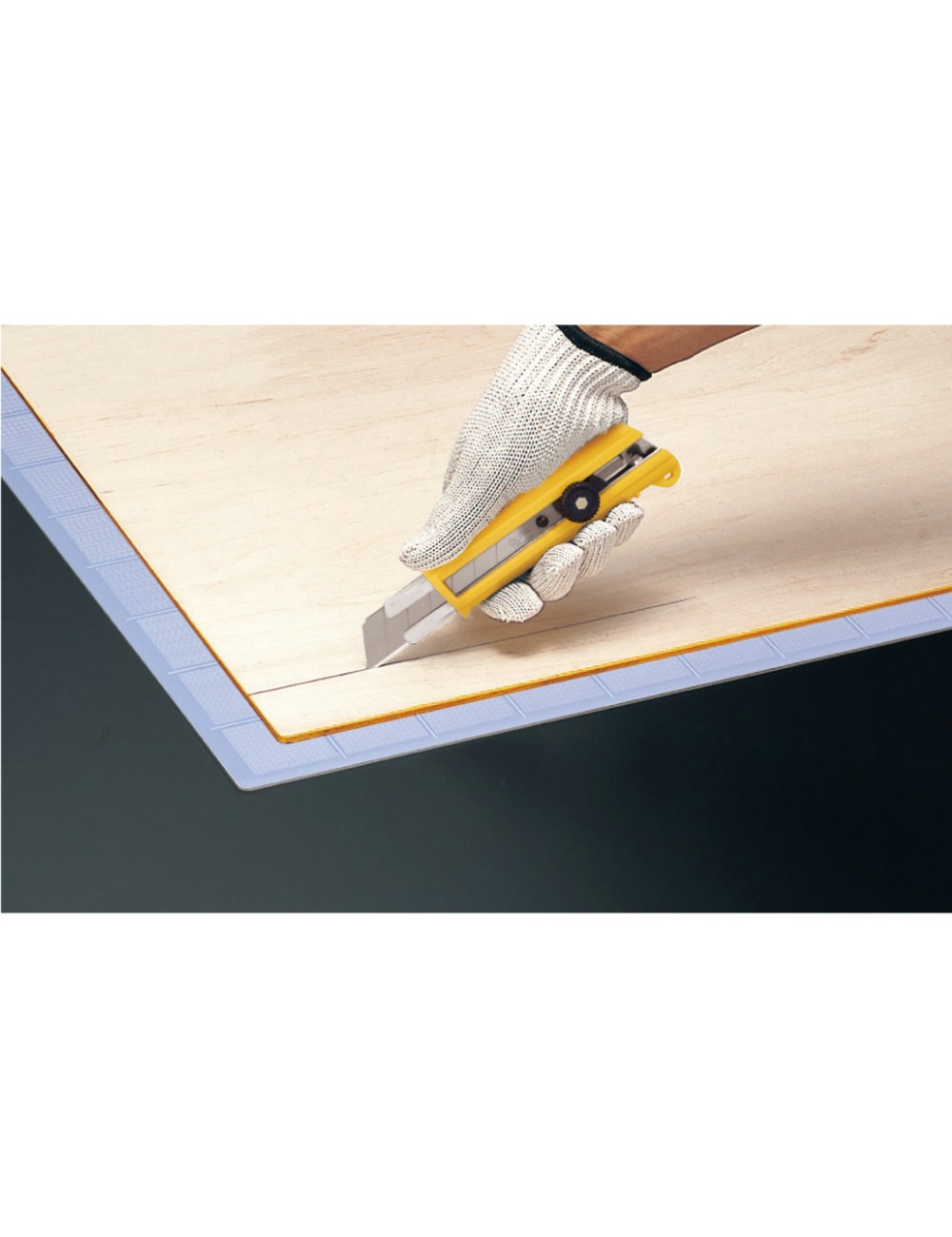 Cúter nh-1 con bloqueo manual y cuchilla de 25 mm