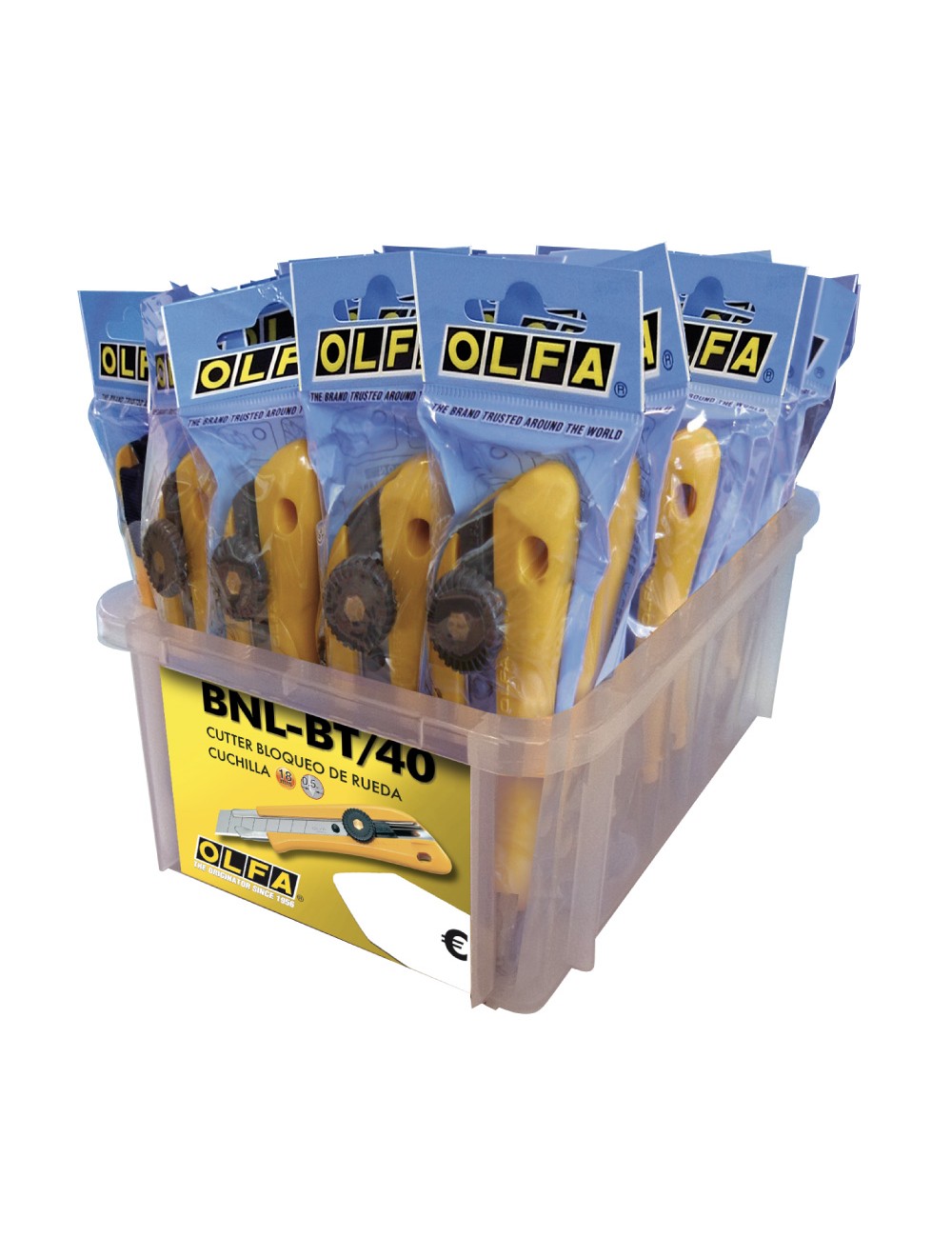 Cúter bnl-bt/40 con cuchilla 18 mm