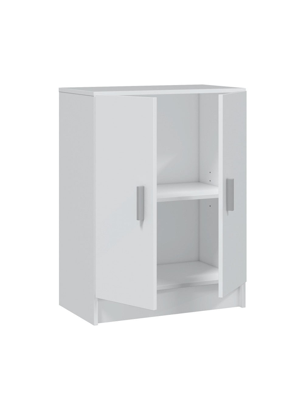 Armario multiusos 2 puertas blanco