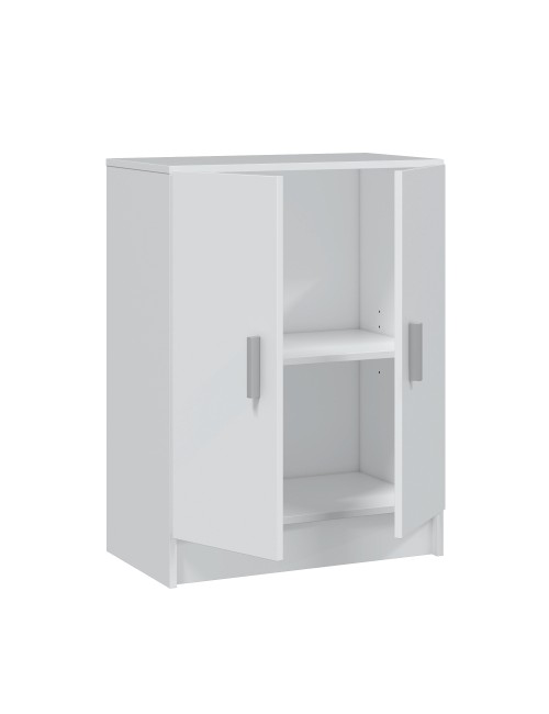 Armario multiusos 2 puertas blanco