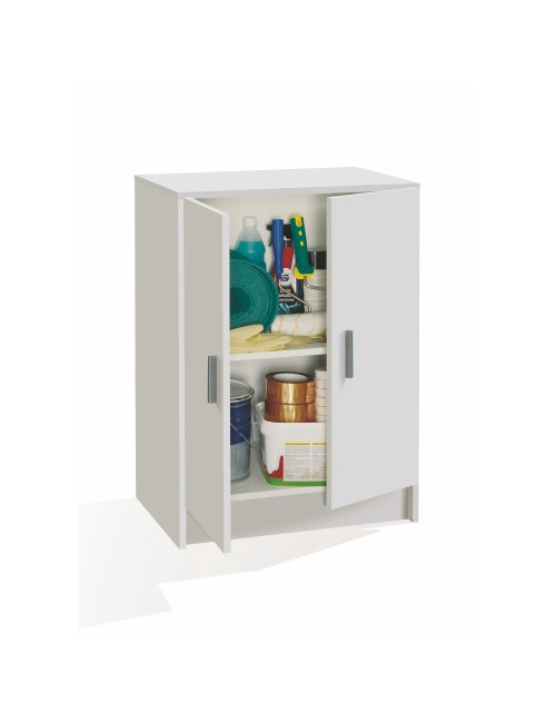 Armario multiusos 2 puertas blanco