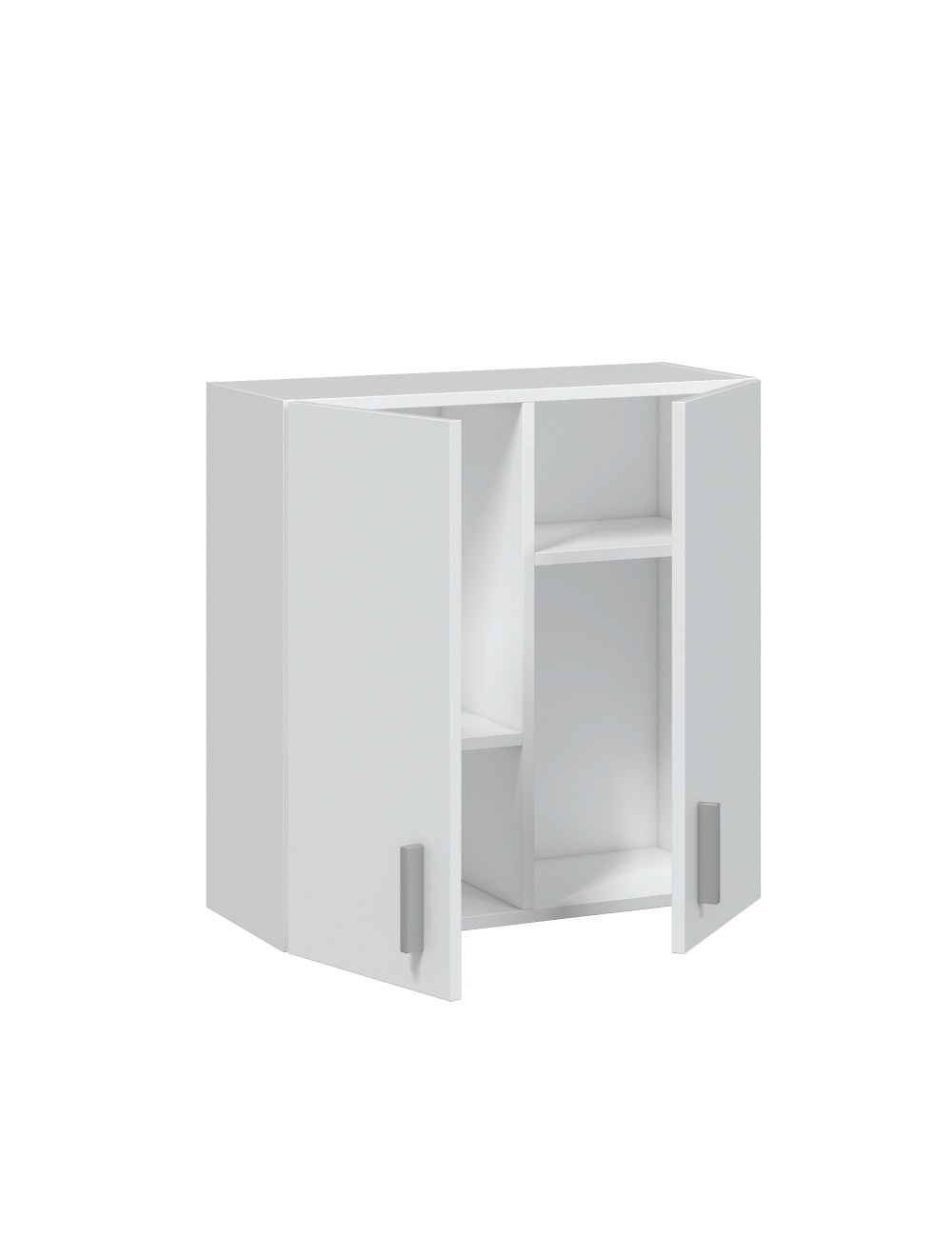 Armario multiusos para colgar 2 puertas blanco