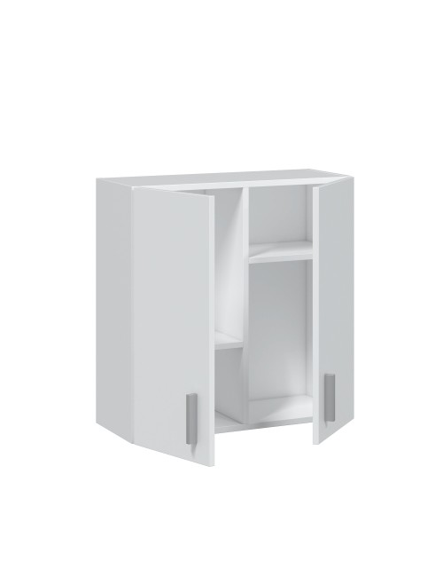 Armario multiusos para colgar 2 puertas blanco