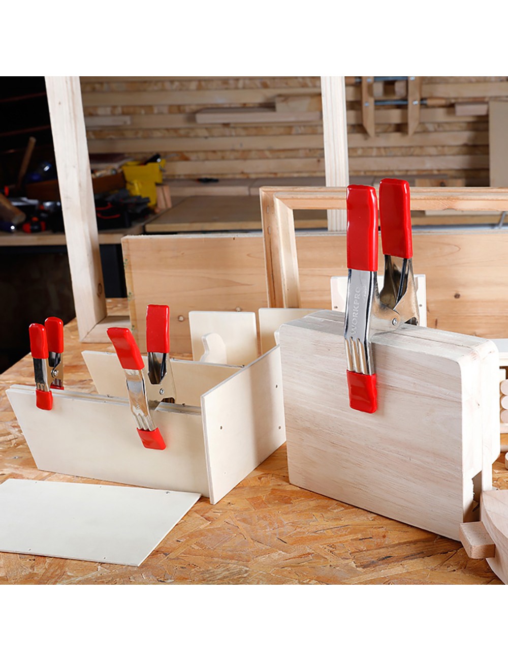 Pinza de resorte de acero 75 mm