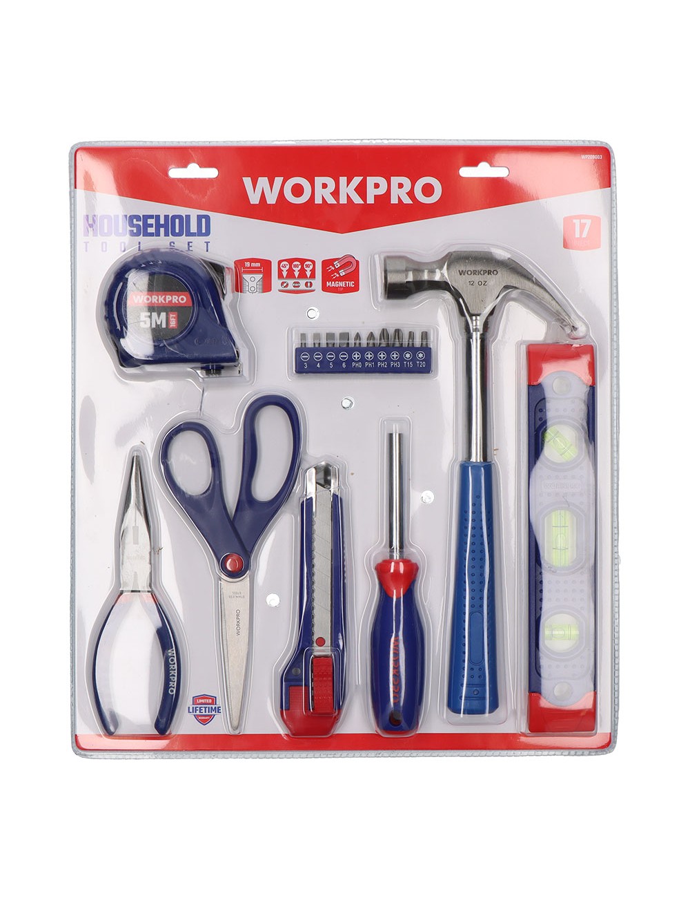 Juego de herramientas 17 piezas