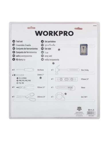 Juego de herramientas 17 piezas