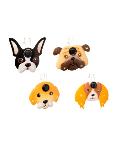 Luz solar figura perro para colgar, modelos variados