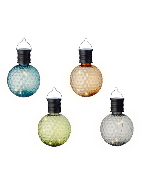 Bombilla decorativa solar. colores surtidos