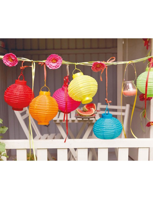 Farolillo solar, colores surtidos ø20 cm