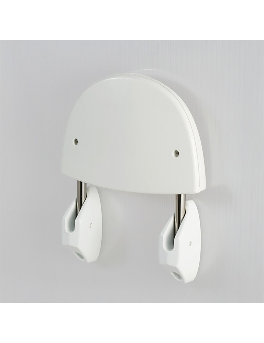 Asiento de pared plegable para bañera, blanco, 36 x 40 cm