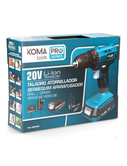 Kit maletín atornillador 20 v