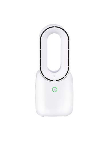 Ventilador de mesa sin aspas, recargable usb, 3 velocidades 12,4 x 9 x 30 cm