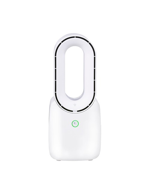 Ventilador de mesa sin aspas, recargable usb, 3 velocidades 12,4 x 9 x 30 cm