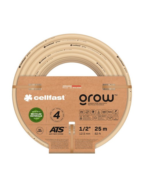 Manguera de jardín grow 25 m (1/2" 12,5 mm)