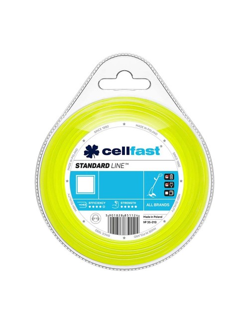 Hilo dispensador para desbrozadora estándar - cuadrada 1,6 mm 15 m