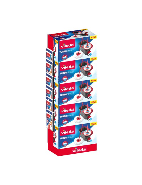 Expositor pilada turbo smart. contiene 5 sets turbo smart y 6 recambios 2en1