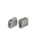 Conector rápido en linea presilla 2 vias, 1 rígido + 1 rígido, semirígido o flexible ø máximo 2,5 mm, gris