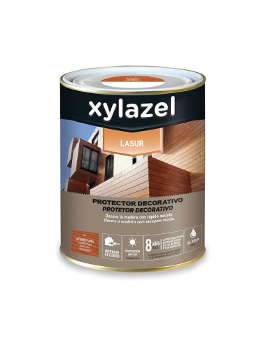 Lasur decorativo al agua caoba satinado 750 ml