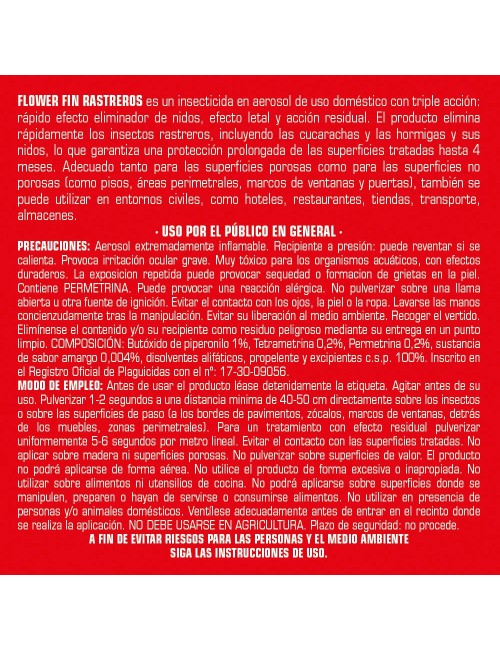 Insecticida fin rastreros 500 ml