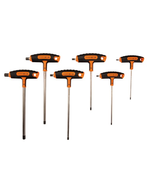 Destornilladores allen mango t, juego de 6 piezas