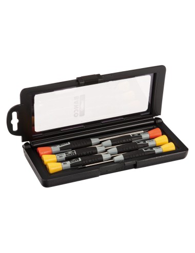 Destornilladores de precisión ranurados/phillips, 1,5-3 mm / ph0-ph1, 6 piezas