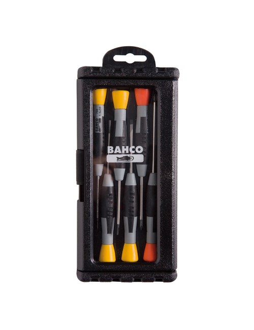 Destornilladores de precisión ranurados/phillips, 1,5-3 mm / ph0-ph1, 6 piezas