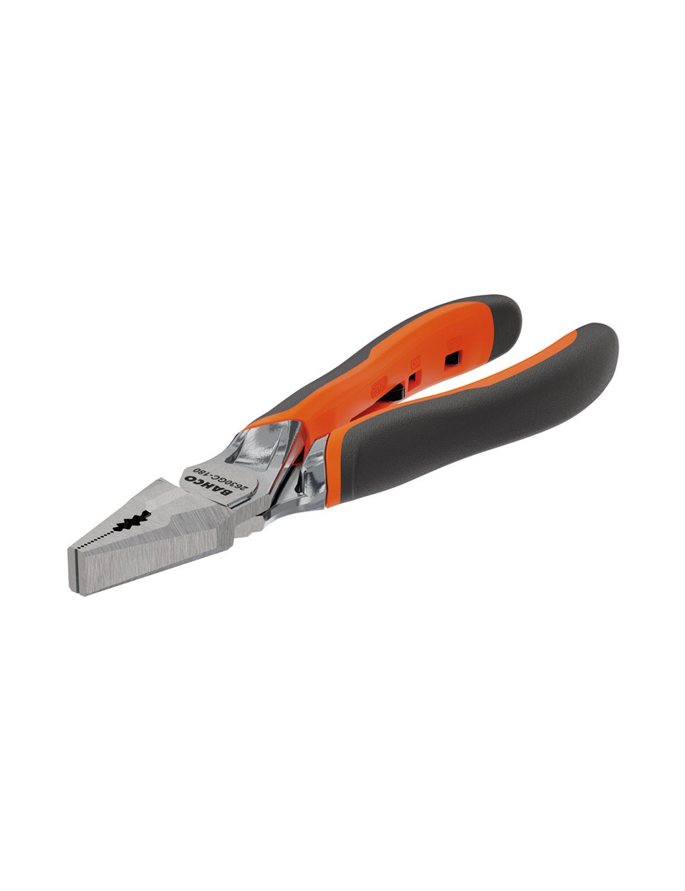 Alicates universales cromados ergo 180 mm