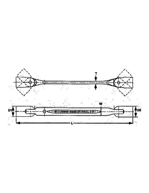 LLAVE DOBLE BOCA ARTICULADAS  10X11 651011