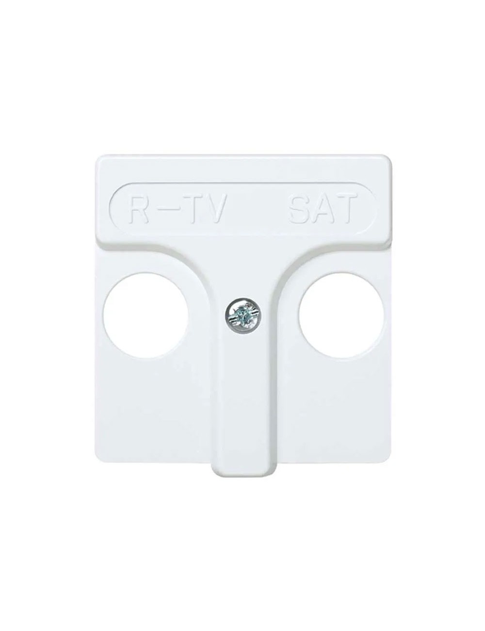 Tapa tv-radio-sat serie 27 blanco