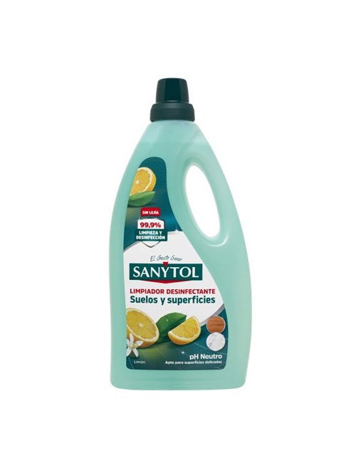 Limpiador desinfectante suelos y superficies limón 1200 ml