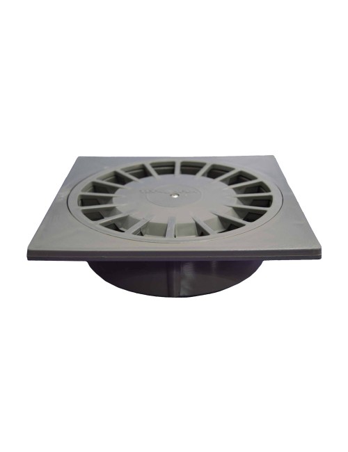 Sumidero pvc sifonico vertical t-88, 150 x 150 x 56,5 mm / ø75 - 50 mm