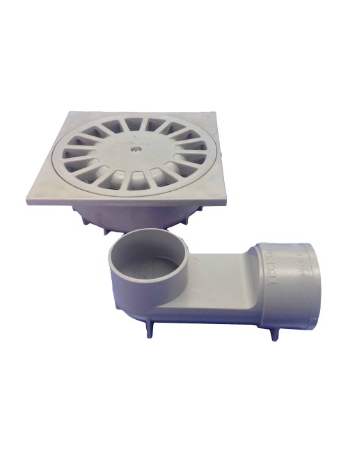 Sumidero pvc sifonico 360 t-88 vh, 105 x 105 x 44 mm / ø40 mm