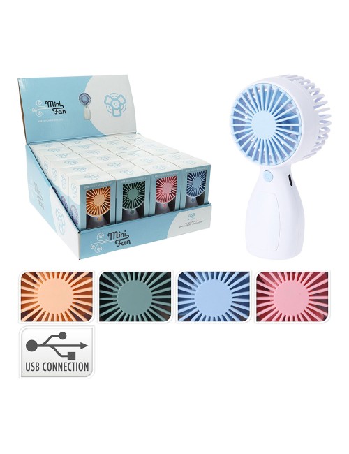 Ventilador de mano colores surtidos