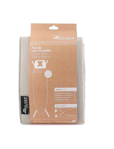 Funda color arena para tablas de planchar 120 x 42 cm