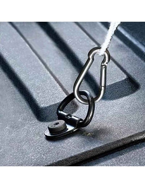 Mosquetón bombero sin seguro, msq01, acero galvanizado, 10 x 100 mm