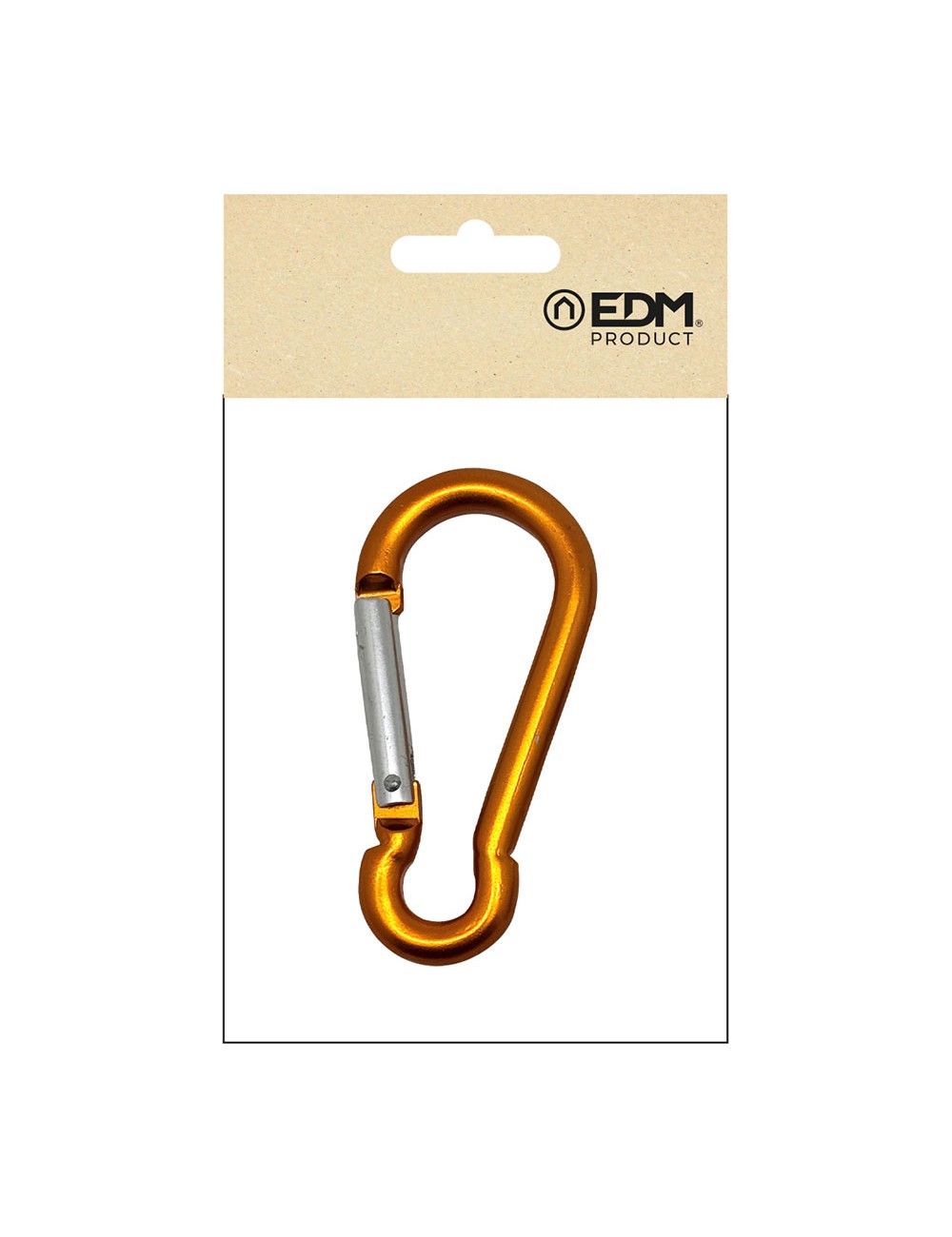 Mosquetón msq04, aluminio, colores surtidos, 8 x 80 mm