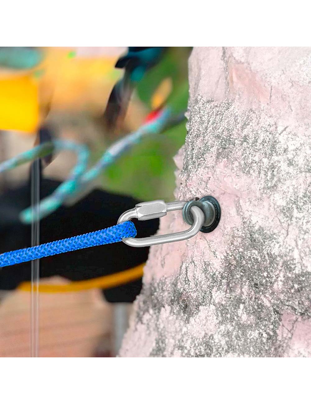 Eslabón rápido esl01, acero galvanizado, 4 mm. 2 unidades