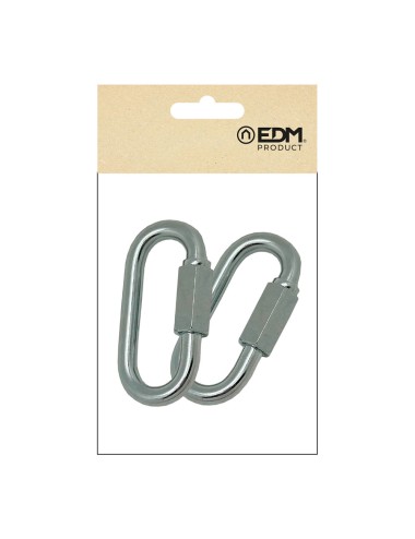 Eslabón rápido esl01, acero galvanizado, 5 mm. 2 unidades