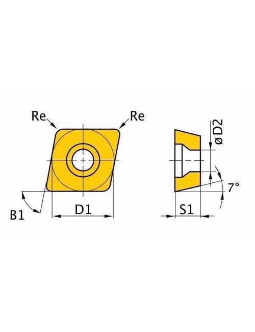Placa Giratoria HM para 26-28/38-40 - 5 unidades