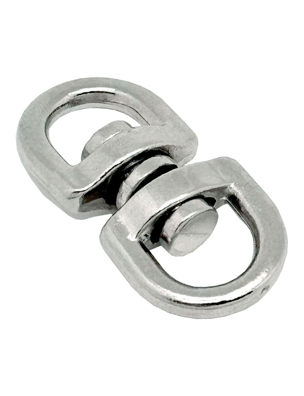 Anilla giratoria ap12, acero níquelado, 10 mm, 3/8". 2 unidades