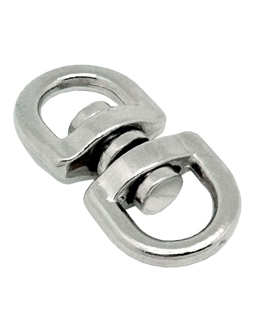 Anilla giratoria ap12, acero níquelado, 10 mm, 3/8". 2 unidades