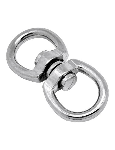 Anilla giratoria ap12, acero níquelado, 16 mm, 5/8". 2 unidades