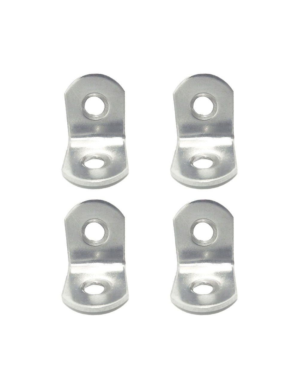 Ángulo refuerzo an24, acero inoxidable, 20 x 20 x 16 mm. 4 unidades