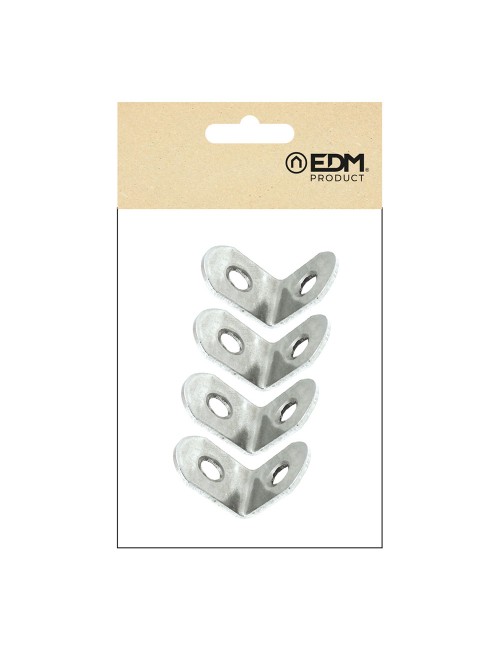 Ángulo refuerzo an24, acero inoxidable, 20 x 20 x 16 mm. 4 unidades