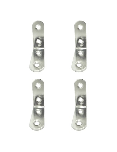 Ángulo refuerzo an24, acero inoxidable, 40 x 40 x 16 mm. 4 unidades
