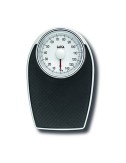 Báscula de baño analógica blanco / negro, máximo 150 kg