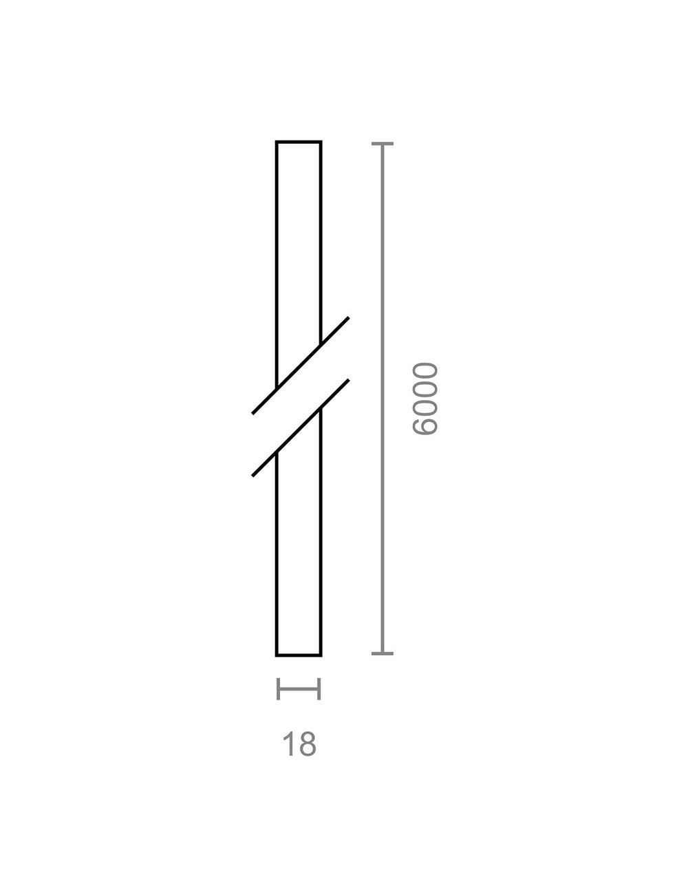 Cinta persiana pr26, blanca con moteado negro, 18 mm x 6 m